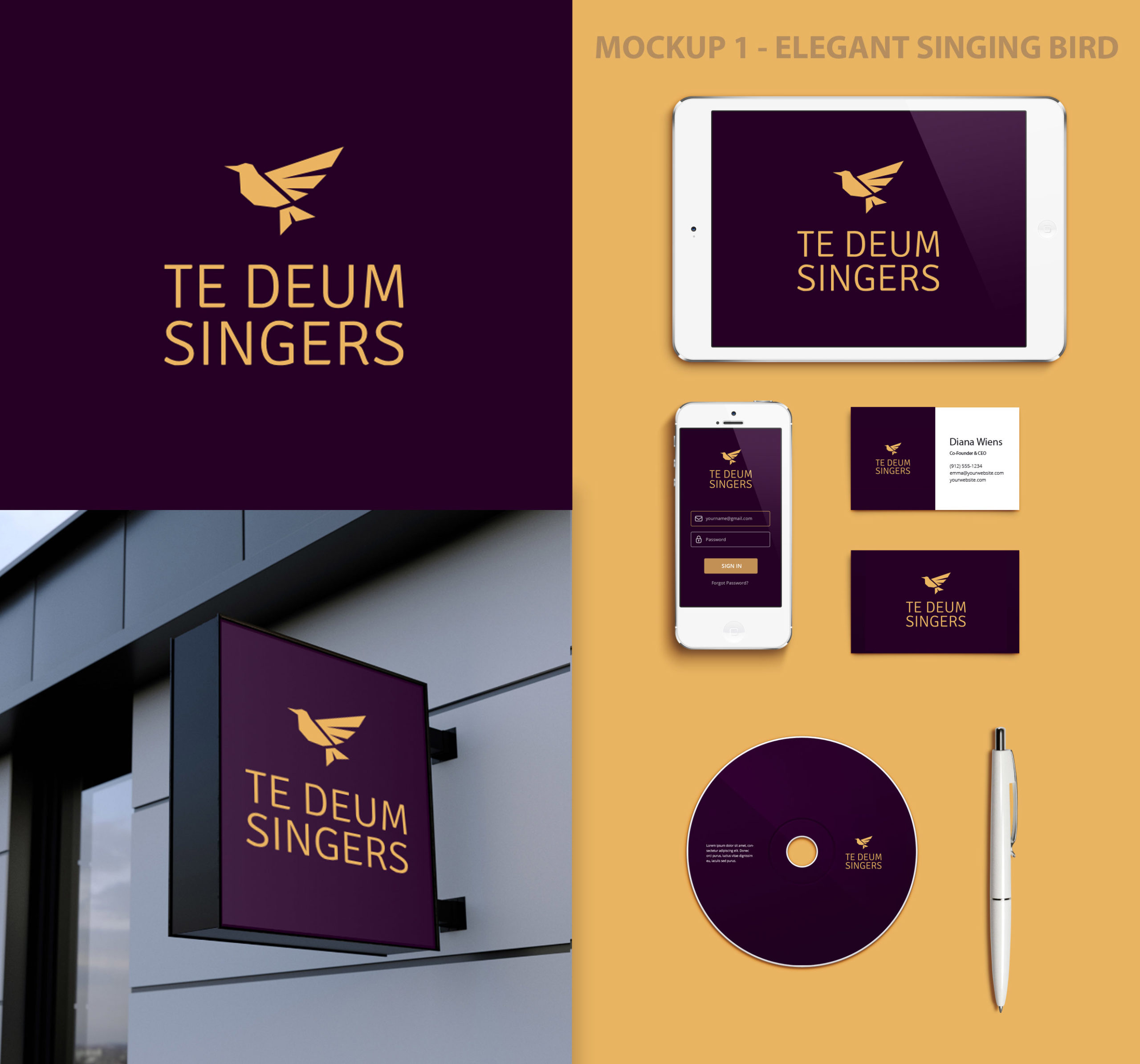 Logo mockup examples Mike Lalli Web Design Edmonton And Toronto