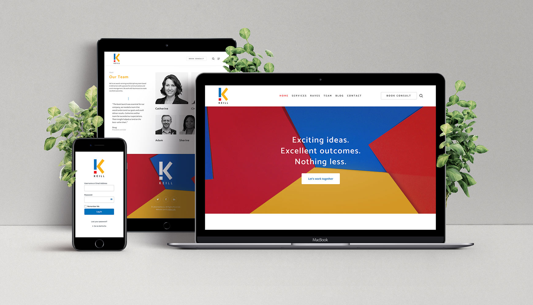 Keill & Co. Website design